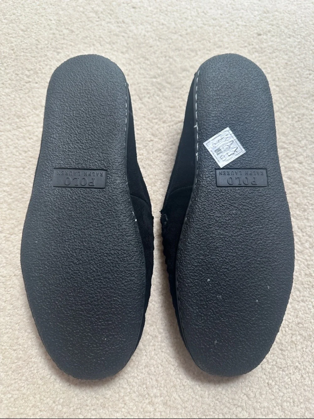 Polo by Ralph Lauren Black Velour Bear Embroidered Top - Picture 4 of 4